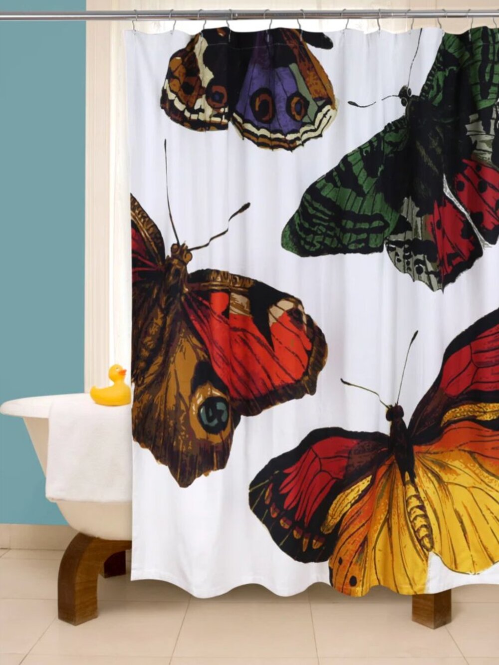 Thomas Paul Moriann Metamorphosis Shower Curtain 100% Cotton NWT
